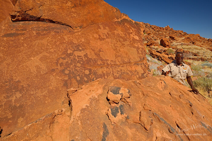 Felsgravuren in Twyfelfontein Foto: © S. Grünig